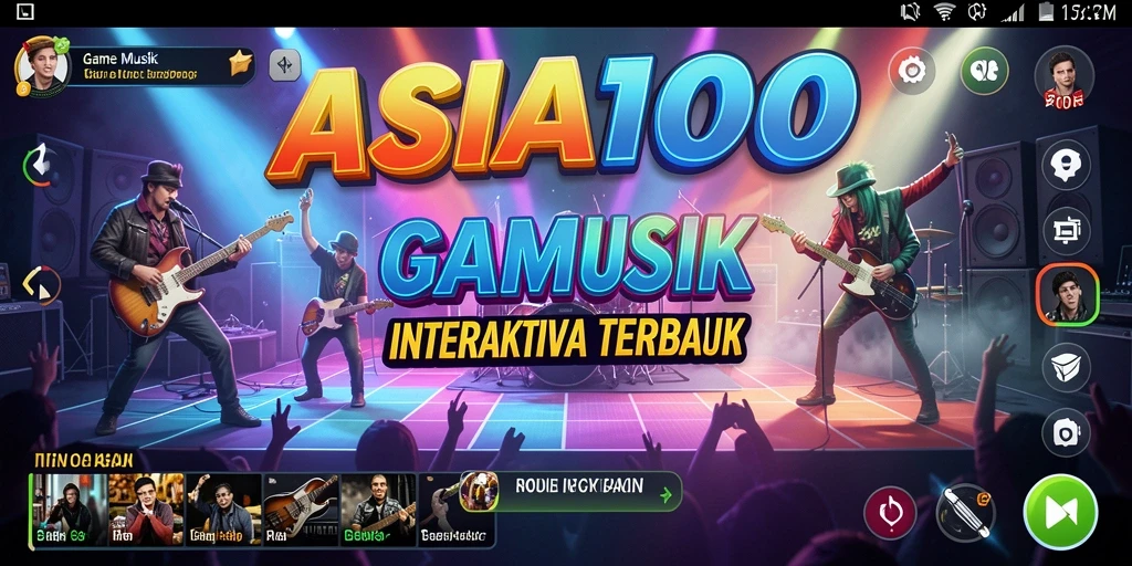Tampilan gameplay ASIA100 yang seru dan interaktif.