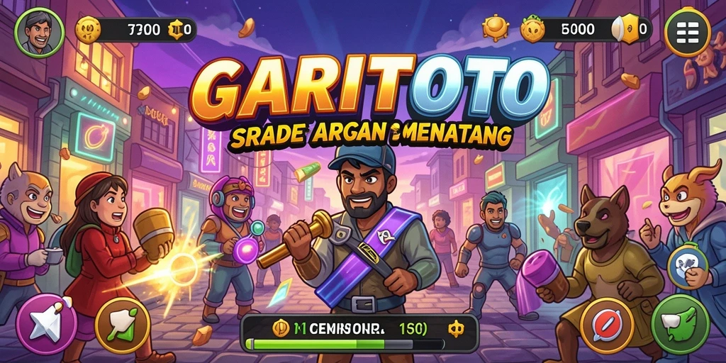 Tampilan gameplay seru GARITOTO penuh warna dan tantangan menarik.