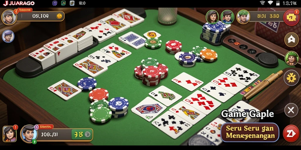 Tampilan gameplay JUARAGO yang seru dan interaktif.