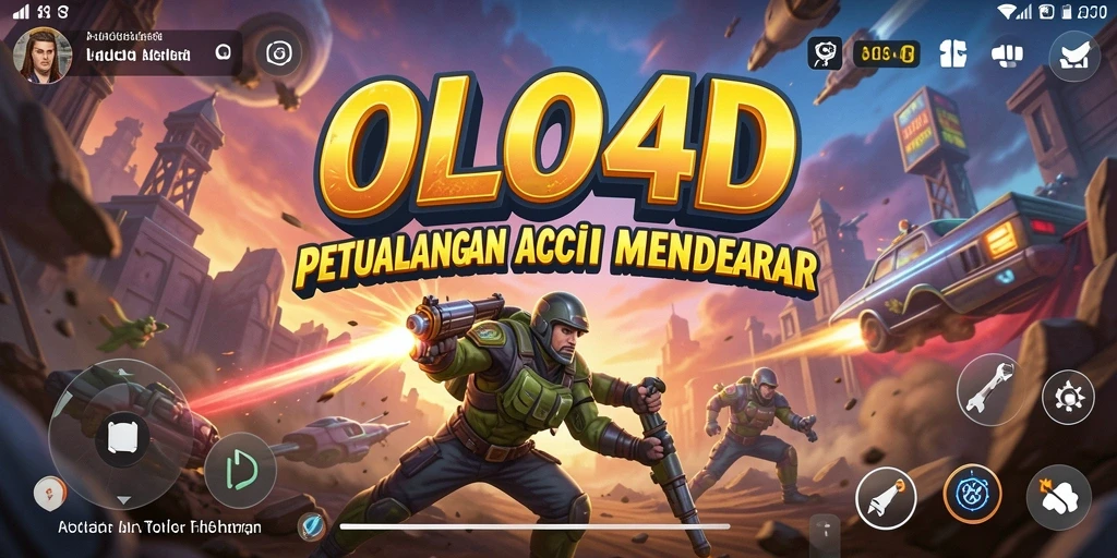 Tangkapan layar gameplay OLLO4D menampilkan aksi mendebarkan dalam pertempuran.