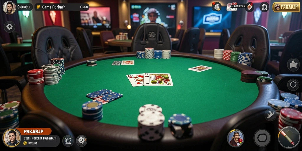 Tampilan gameplay PAKARJP yang memukau dan penuh aksi Poker.