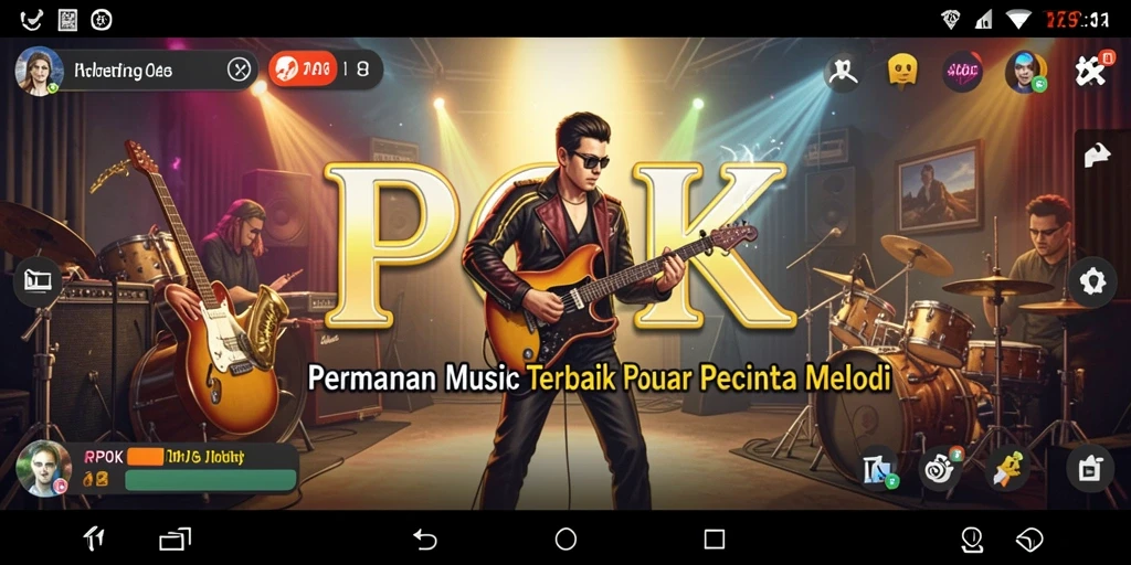Tampilan menarik dari pertandingan musik di RPOK.